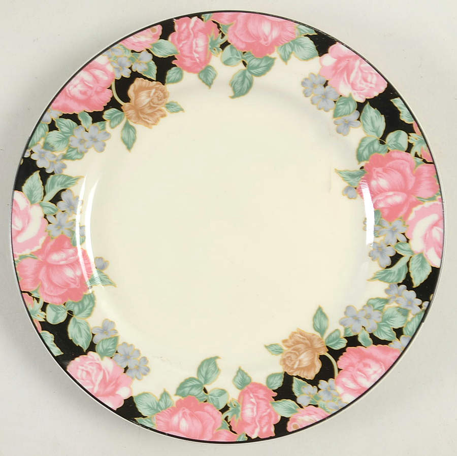 Victorian Chintz Salad Plate by Towne House-1