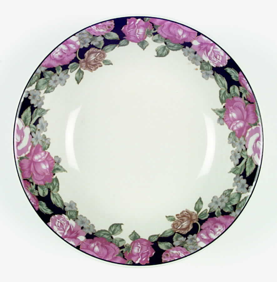 Victorian Chintz 9" Round Vegetable Bowl by Towne House-1