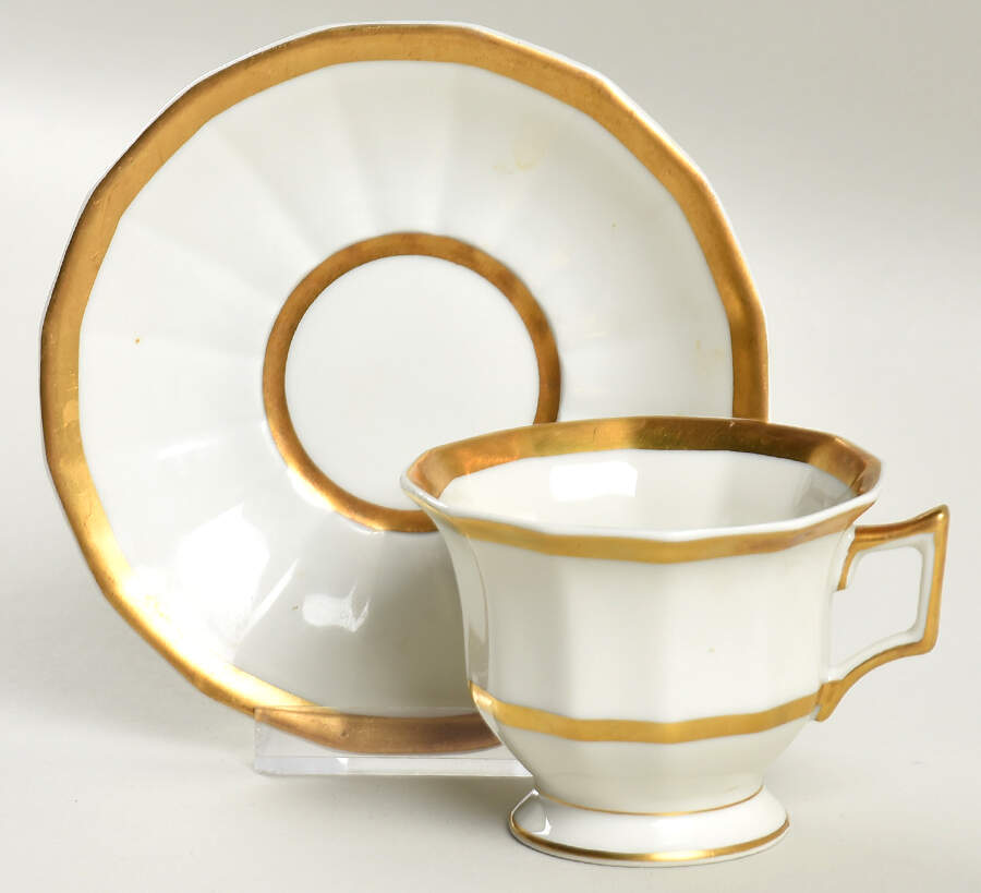 TRV180 Footed Demitasse Cup & Saucer Set by Tressemanes & Vogt-1