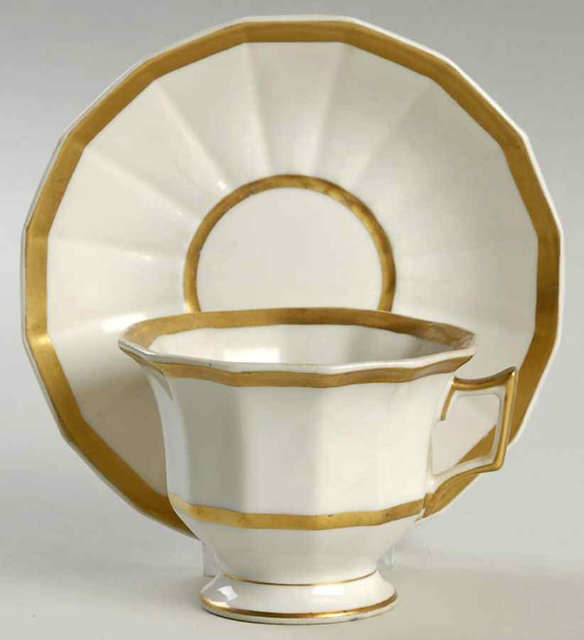 TRV180 Footed Cup & Saucer Set by Tressemanes & Vogt-1