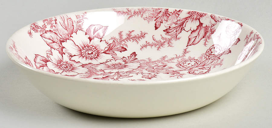 Dogwood Pink (Coupe, Smooth, White) Coupe Soup Bowl by Taylor, Smith & Taylor (Ts&T)-1