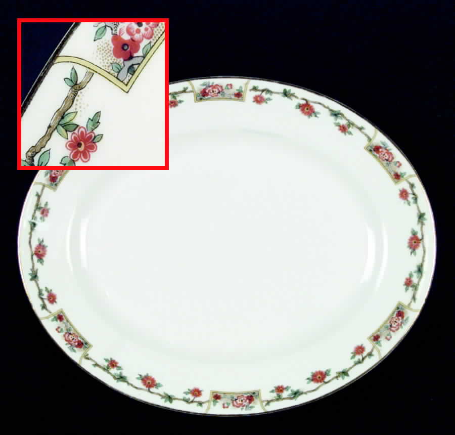 TRV182 14" Oval Serving Platter by Tressemanes & Vogt-1