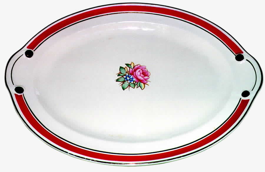 TST321 14" Oval Serving Platter by Taylor, Smith & Taylor (Ts&T)-1