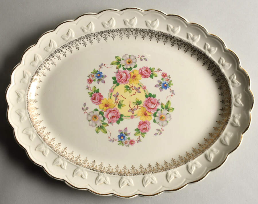 TST324 13" Oval Serving Platter by Taylor, Smith & Taylor (Ts&T)-1