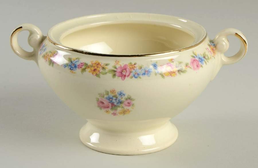 1630 Sugar Bowl No Lid by Taylor, Smith & Taylor (Ts&T)-1