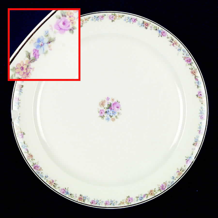 1630 Dinner Plate by Taylor, Smith & Taylor (Ts&T)-1