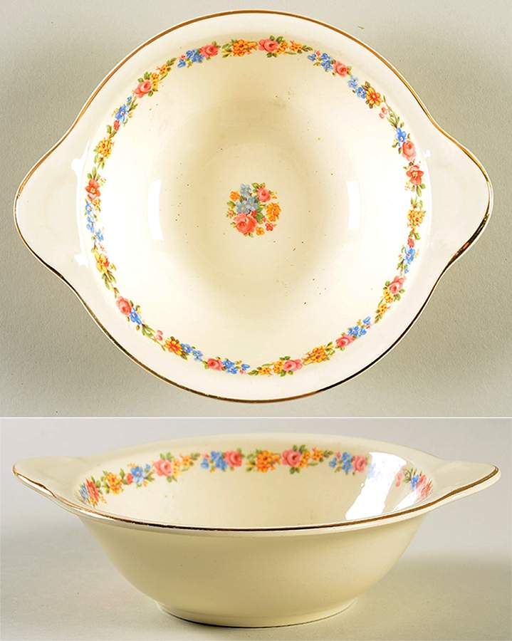 1630 Lugged Cereal Bowl by Taylor, Smith & Taylor (Ts&T)-1