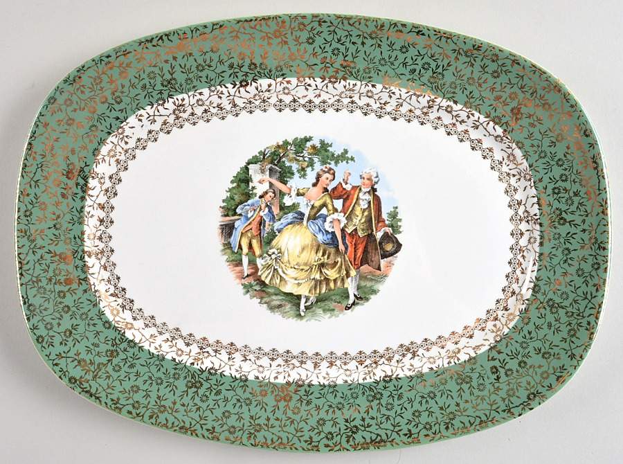 TST332 13" Oval Serving Platter by Taylor, Smith & Taylor (Ts&T)-1