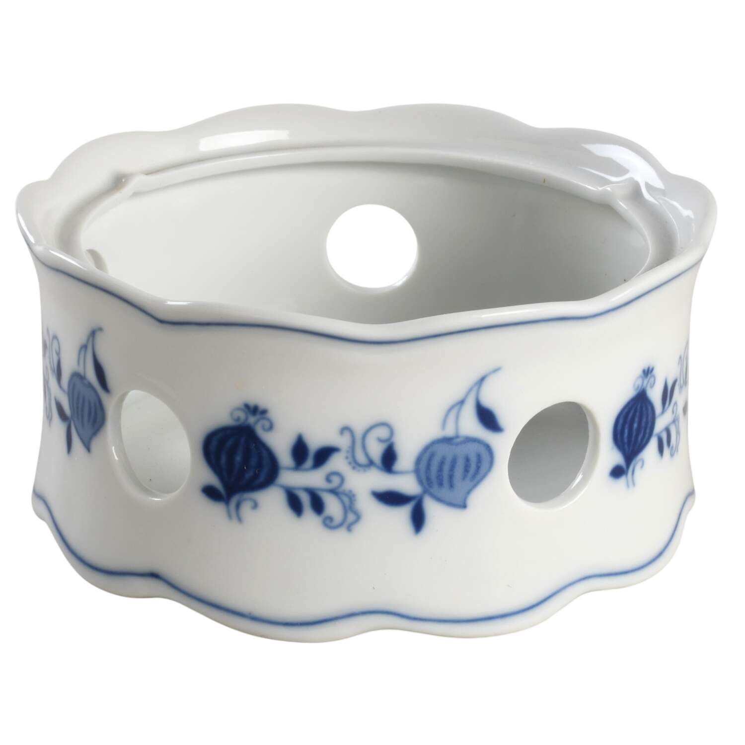 Blue Onion Bottom for 2 Pc Warmer Stand by Tirschenreuth-1