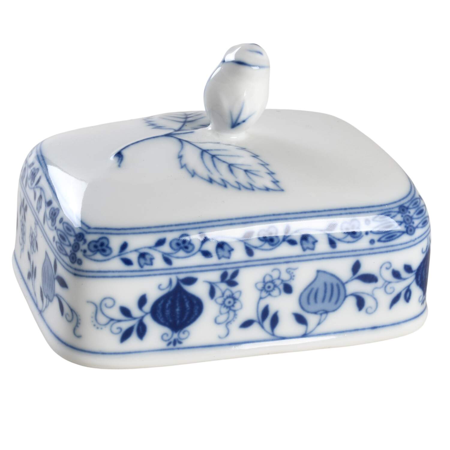 Blue Onion Lid for 1/4 Lb Butter by Tirschenreuth-1