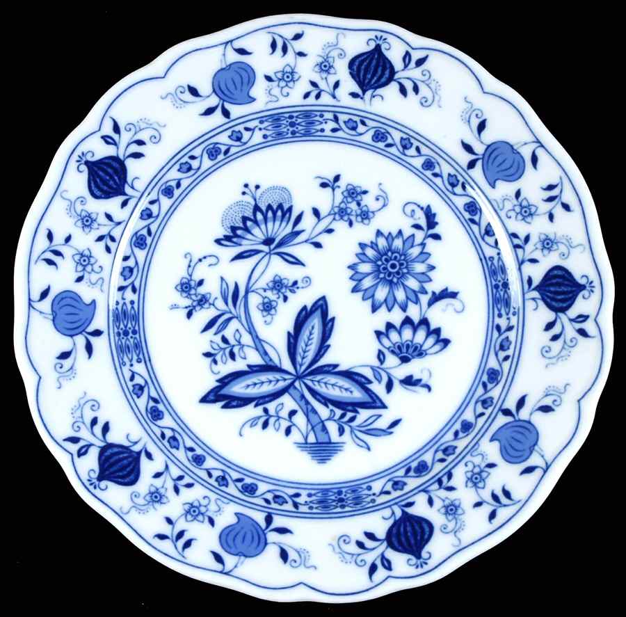 Blue Onion Salad Plate by Tirschenreuth-1