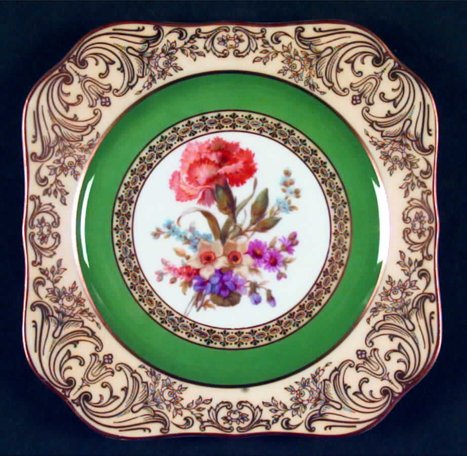 TIR147 Square Salad Plate by Tirschenreuth-1