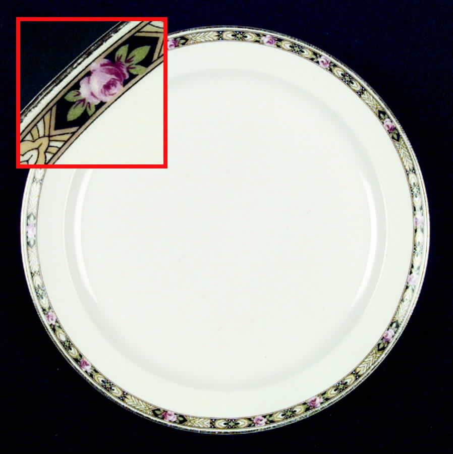 TST338 Luncheon Plate by Taylor, Smith & Taylor (Ts&T)-1