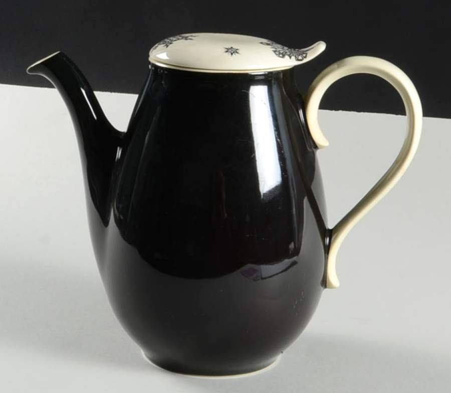 Midnight Coffee Pot & Lid by Taylor, Smith & Taylor (Ts&T)-1