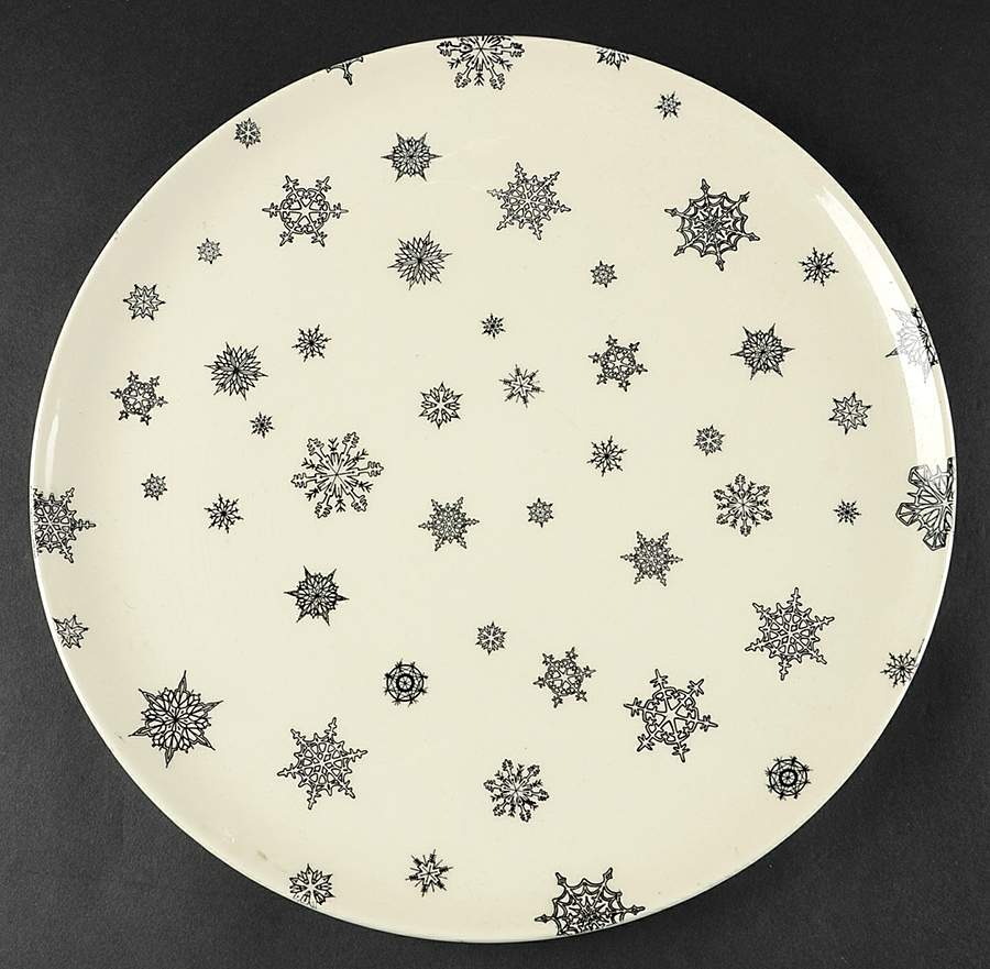 Midnight 13" Chop Plate (Round Platter) by Taylor, Smith & Taylor (Ts&T)-1