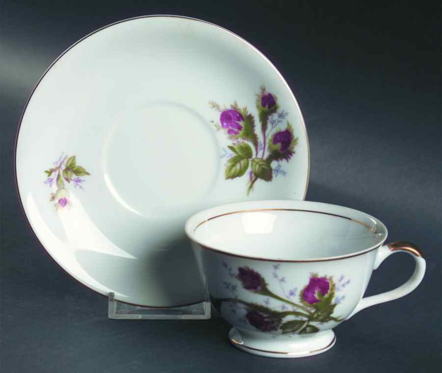 THA3 Footed Cup & Saucer Set by Thames-1