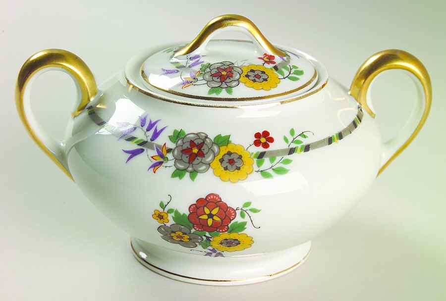 TRV192 Sugar Bowl & Lid by Tressemanes & Vogt-1