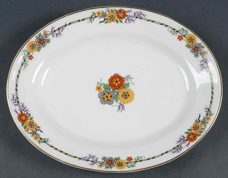 TRV192 11" Oval Serving Platter by Tressemanes & Vogt-1