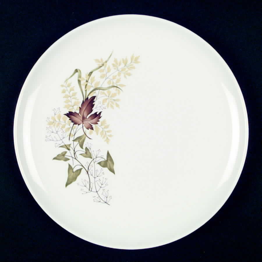 Leaf O'Gold (No Trim) Dinner Plate by Taylor, Smith & Taylor (Ts&T)-1