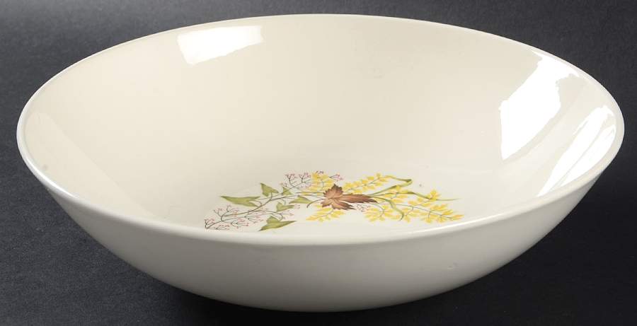 Leaf O'Gold (No Trim) 9" Round Vegetable Bowl by Taylor, Smith & Taylor (Ts&T)-1