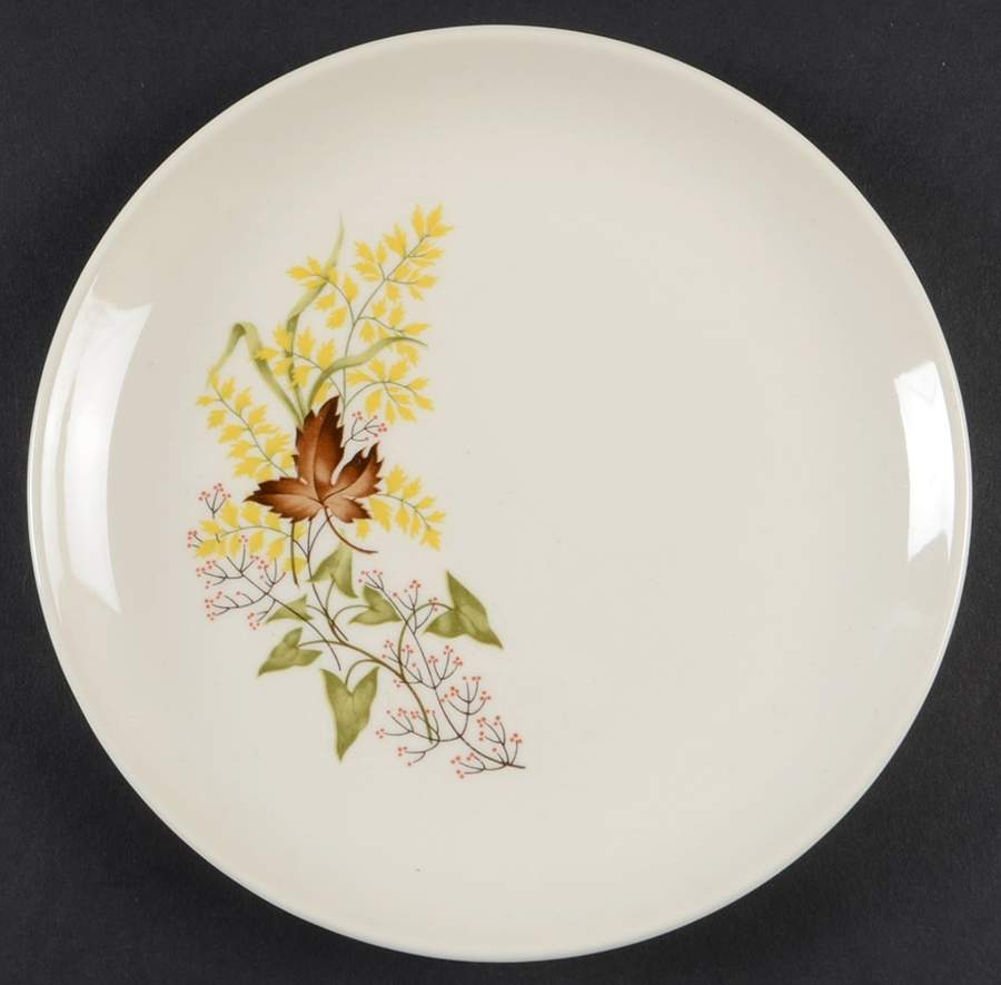 Leaf O'Gold (No Trim) Bread & Butter Plate by Taylor, Smith & Taylor (Ts&T)-1