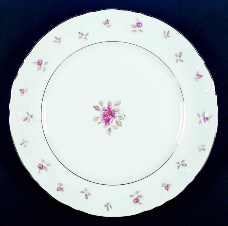 Du Barry Dinner Plate by Three Castle-1