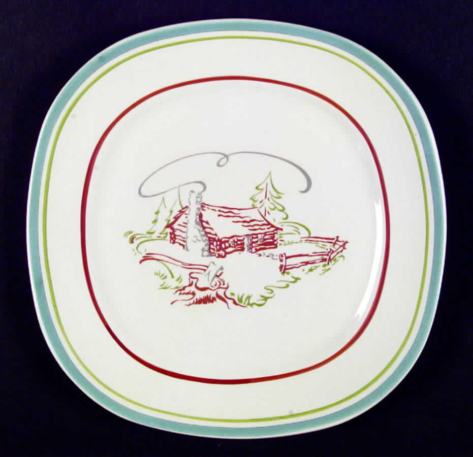 Pioneer Dinner Plate by Taylor, Smith & Taylor (Ts&T)-1