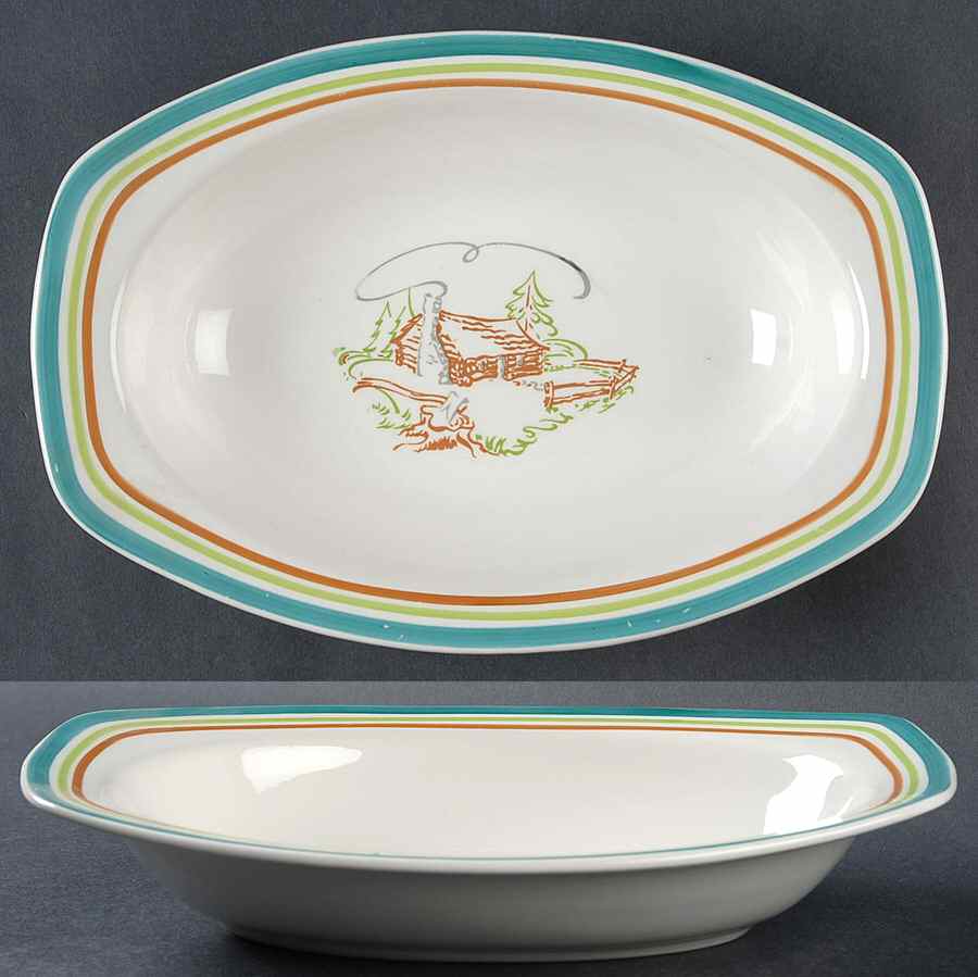 Pioneer 9" Oval Vegetable Bowl by Taylor, Smith & Taylor (Ts&T)-1