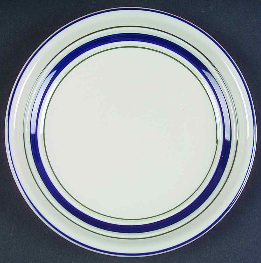 Blue Crock (Blue Edge) Salad Plate by Tienshan-1