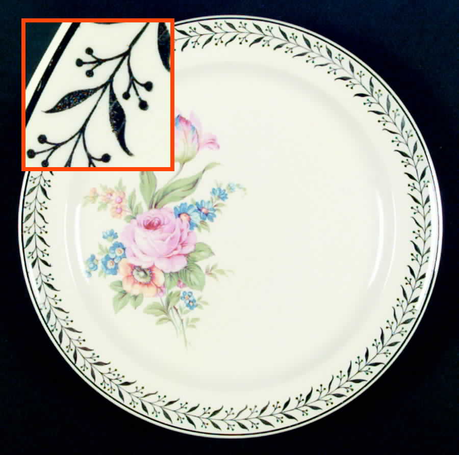 TST349 Dinner Plate by Taylor, Smith & Taylor (Ts&T)-1