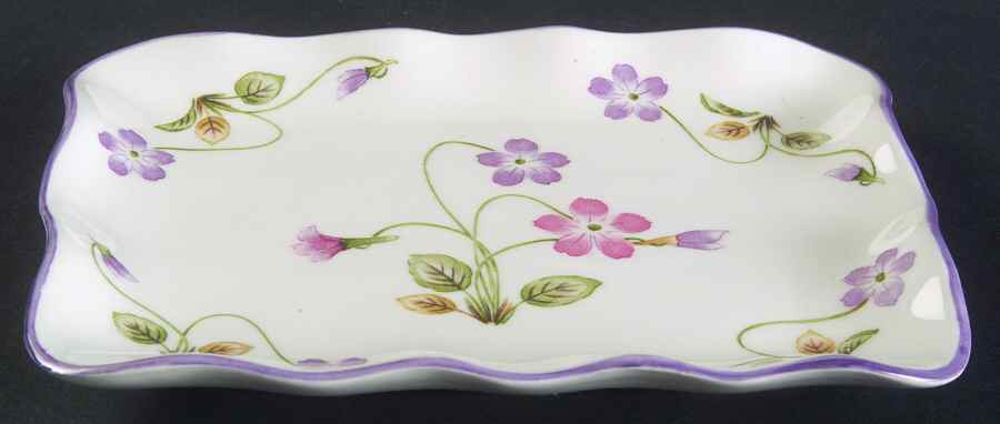 Violet Romance Rectangular Tray by Tominaga-1