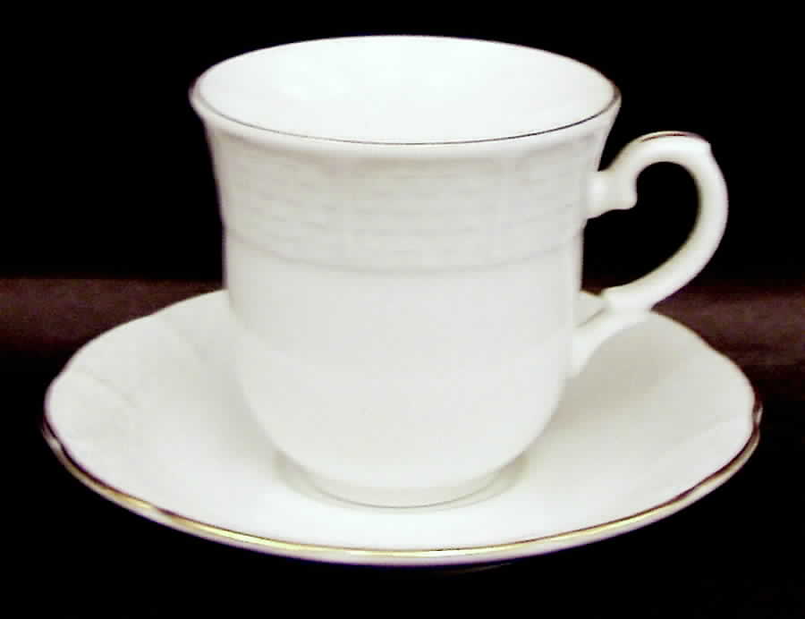 THU138 Flat Demitasse Cup & Saucer Set by Thun-1
