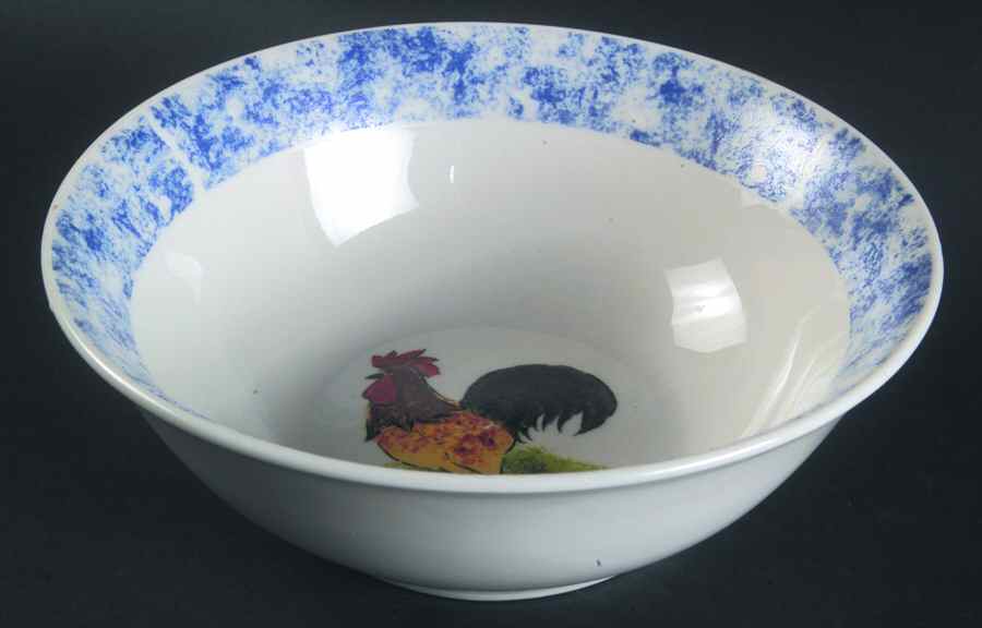Country Barn Rooster Coupe Cereal Bowl by Tabletops Unlimited-1
