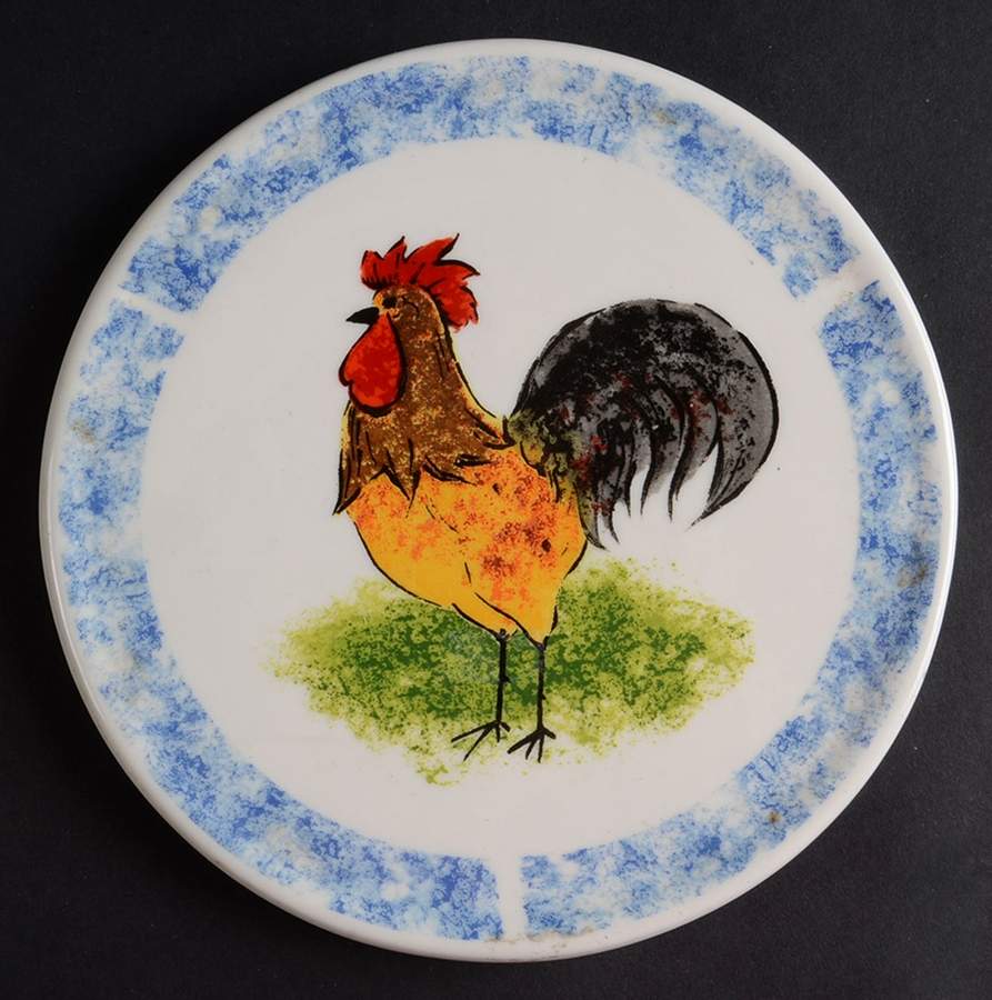 Country Barn Rooster Trivet by Tabletops Unlimited-1