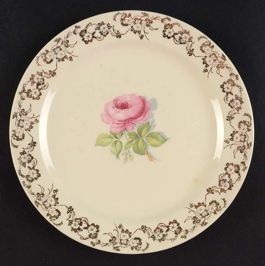 1958-1-2 Salad Plate by Taylor, Smith & Taylor (Ts&T)-1