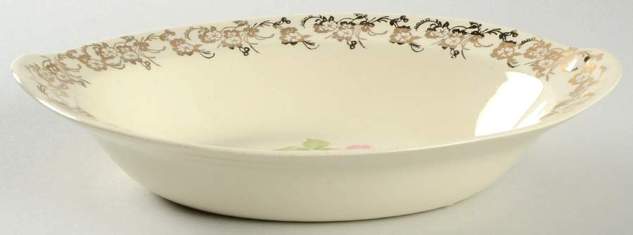 1958-1-2 9" Oval Vegetable Bowl by Taylor, Smith & Taylor (Ts&T)-1
