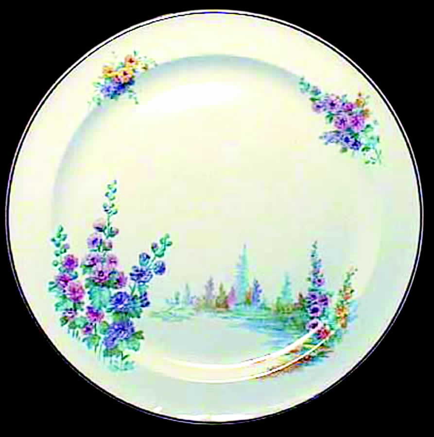 TST358 Luncheon Plate by Taylor, Smith & Taylor (Ts&T)-1