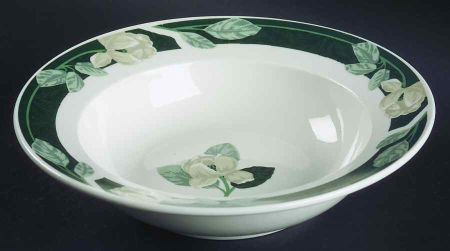 Magnolia Belle Rim Soup Bowl by Tienshan-1