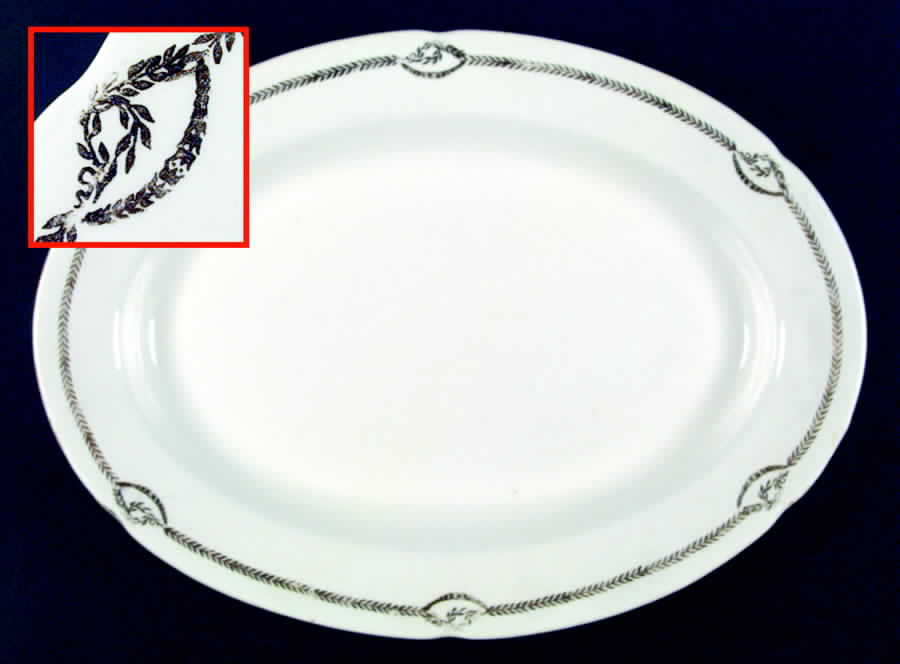 TST359 14" Oval Serving Platter by Taylor, Smith & Taylor (Ts&T)-1