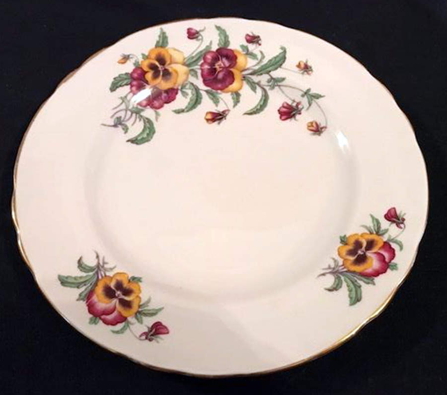 Pansy Salad Plate by Tuscan - Royal Tuscan-1