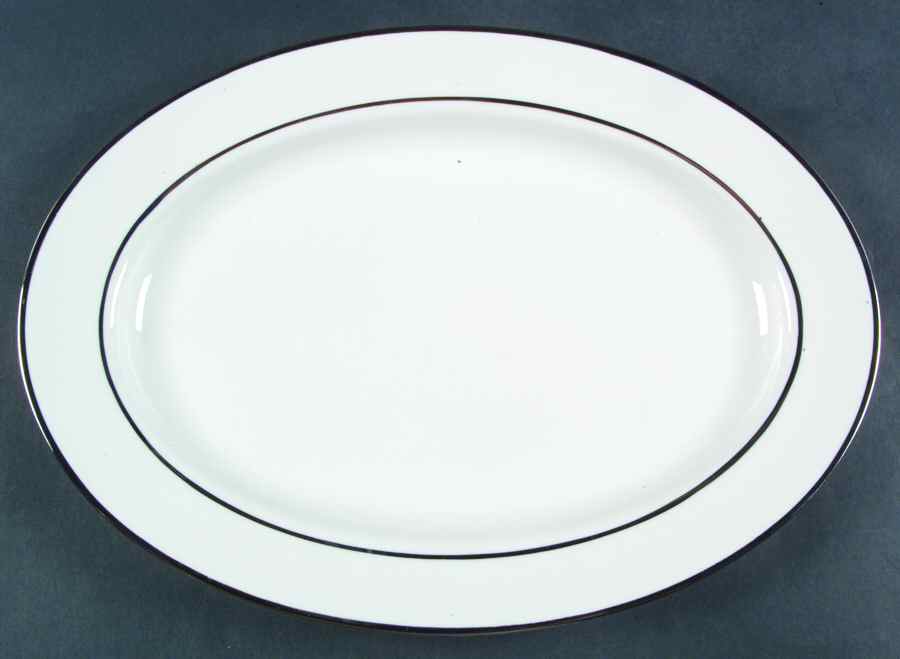 TSS5 14" Oval Serving Platter by Ten Strawberry Street-1