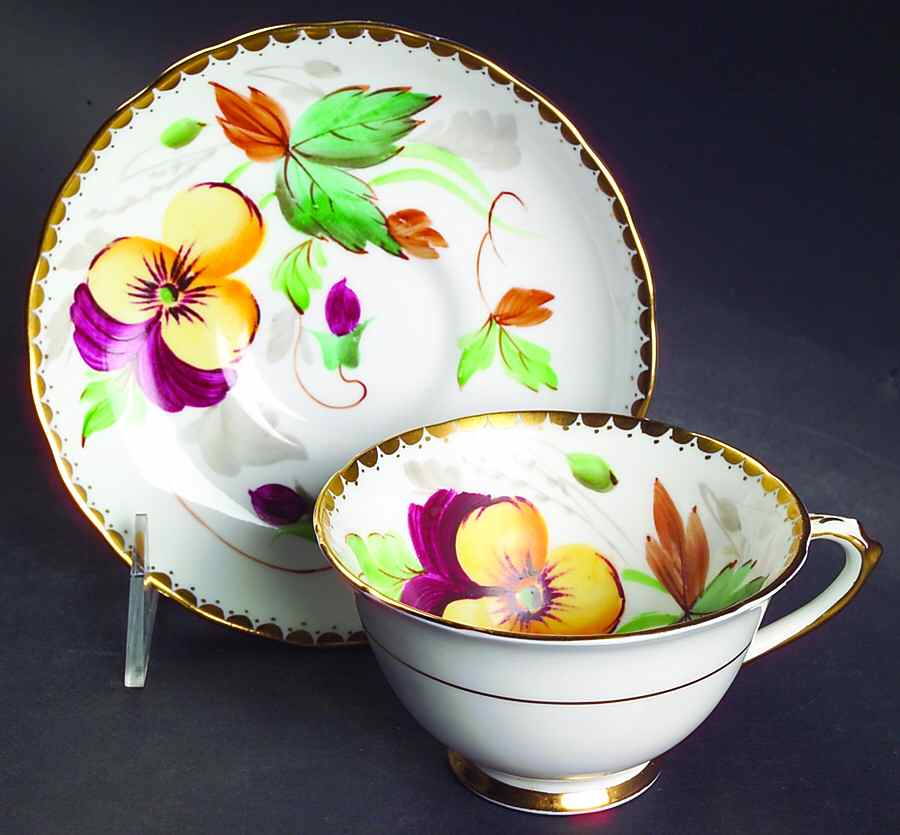 C8361 Footed Cup & Saucer Set by Tuscan - Royal Tuscan-1