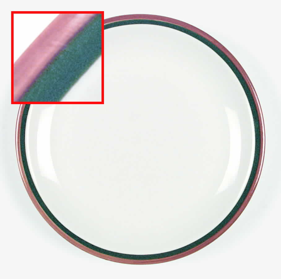 Kitchen Basics Brown Green (Coupe) Salad Plate by Tienshan-1