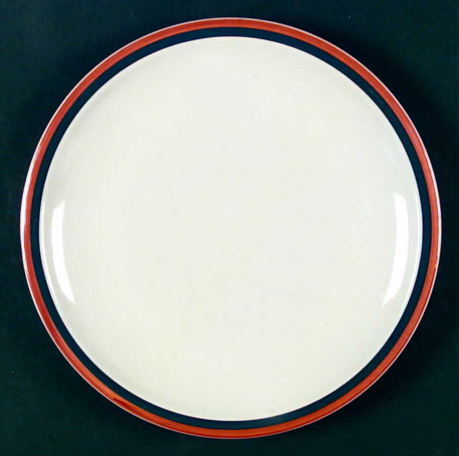 Kitchen Basics Brown Green (Coupe) Dinner Plate by Tienshan-1