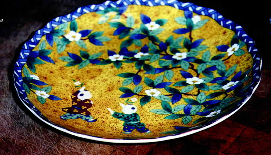 Windsong Salad Plate by Takahashi-1