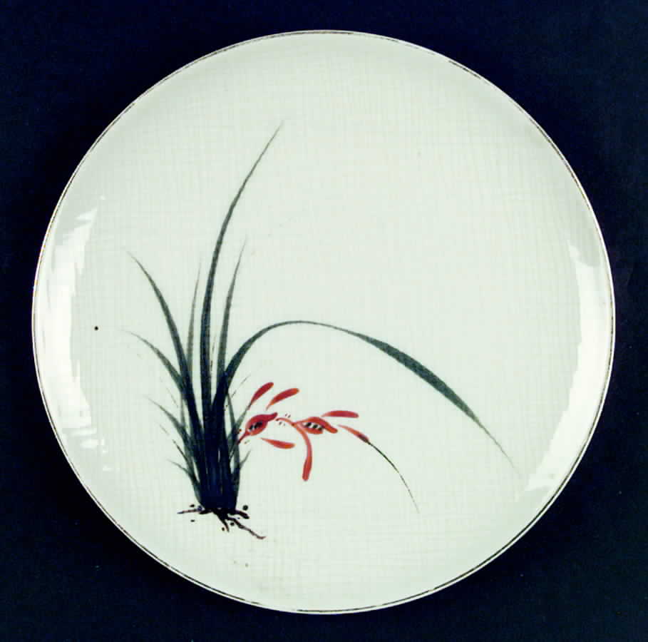 Water Iris Dinner Plate by Taoware-1