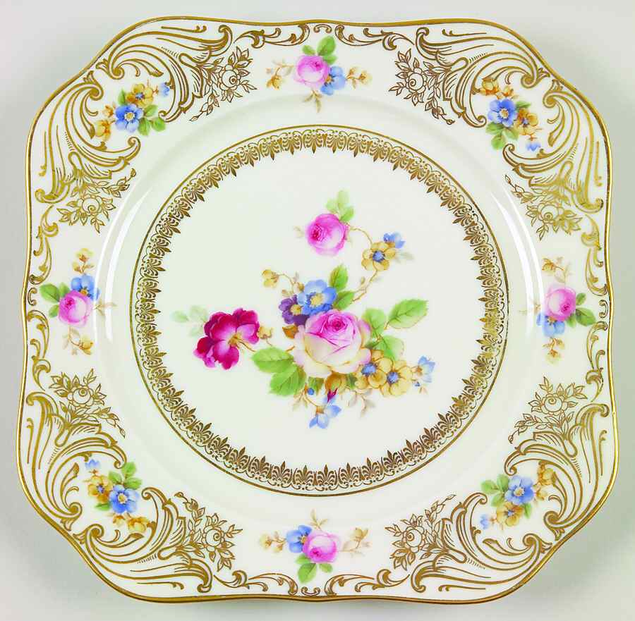 TIR166 Square Salad Plate by Tirschenreuth-1