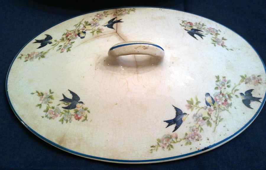 TST363 Lid for Oval Vegetable by Taylor, Smith & Taylor (Ts&T)-1