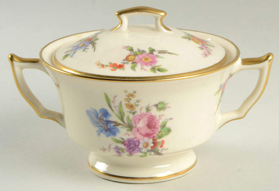 TAT19 Sugar Bowl & Lid by Tatler of Trenton-1