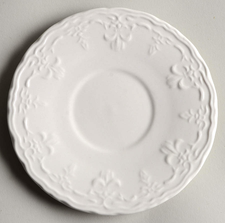 Versailles Off White Saucer by Tabletops Unlimited-1